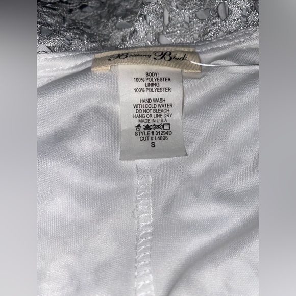 Brittany Black Women Lace Shift Mini Dress Small Fairycore Ethereal Dinner NEW‎ - Picture 5 of 7